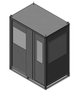 4x6 Guard Shack Swing Door