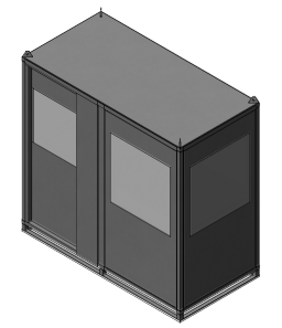 4x8 Guard Shack Sliding Door