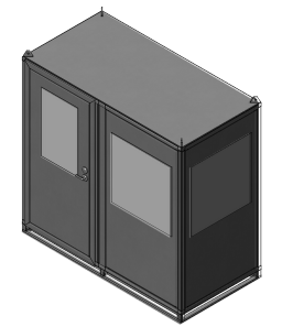 4x8 Guard Shack Swing Door