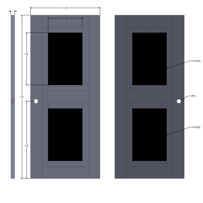 Defend tX - Aluminum Door - Full Lite