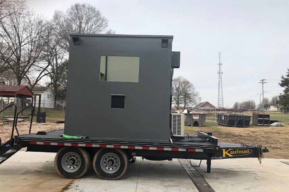 Mobile Blast Rated Enclosure