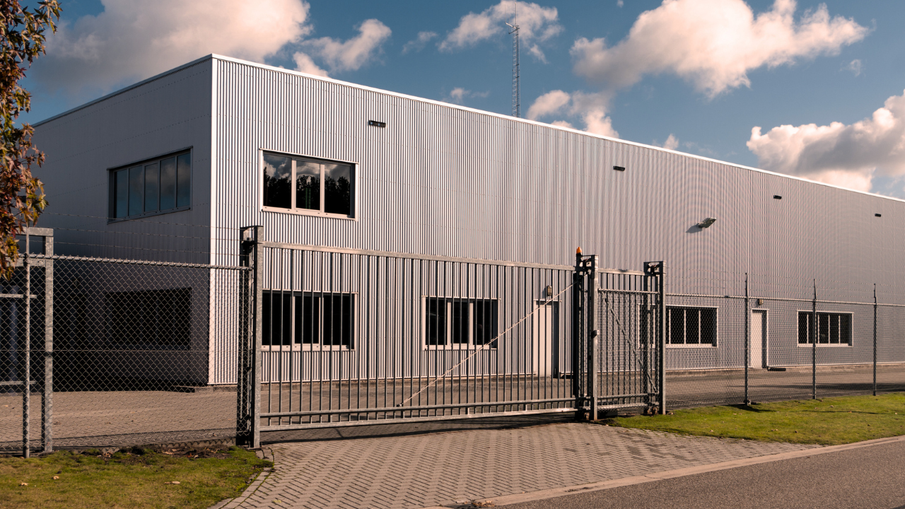 High Security Fencing Around Facility