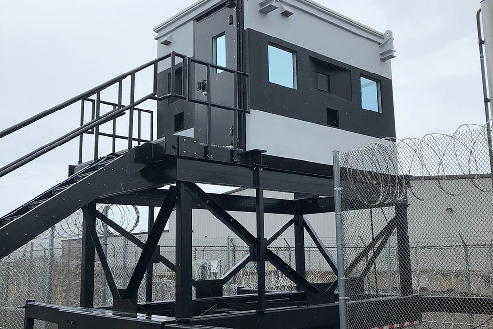 Mobile Elevated Blast Rated Enclosure