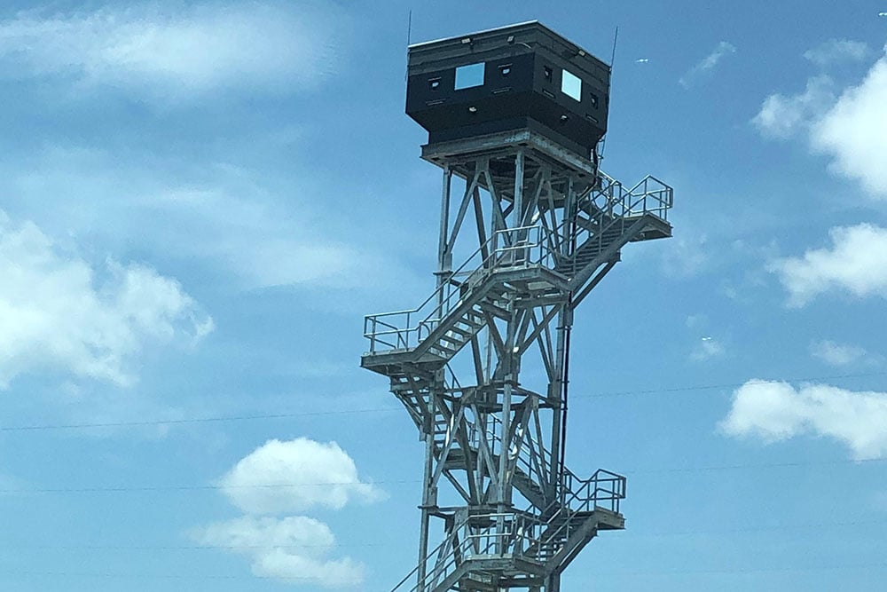 Tower Elevated Guard Booth